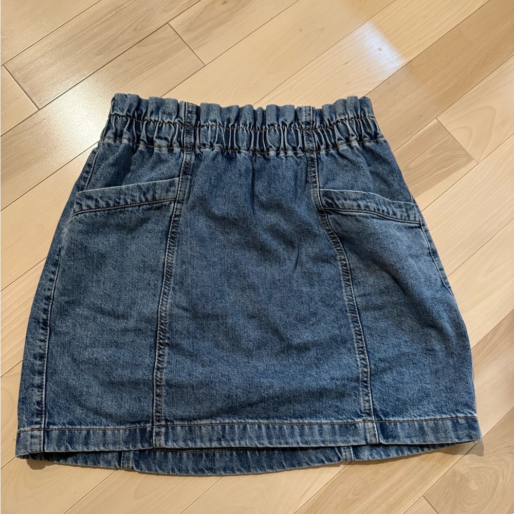 Dynamite paperbag waist jean skirt size medium